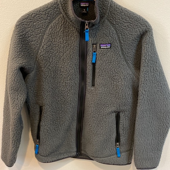 Patagonia kids retro pile fleece jacket XL - Picture 6 of 6